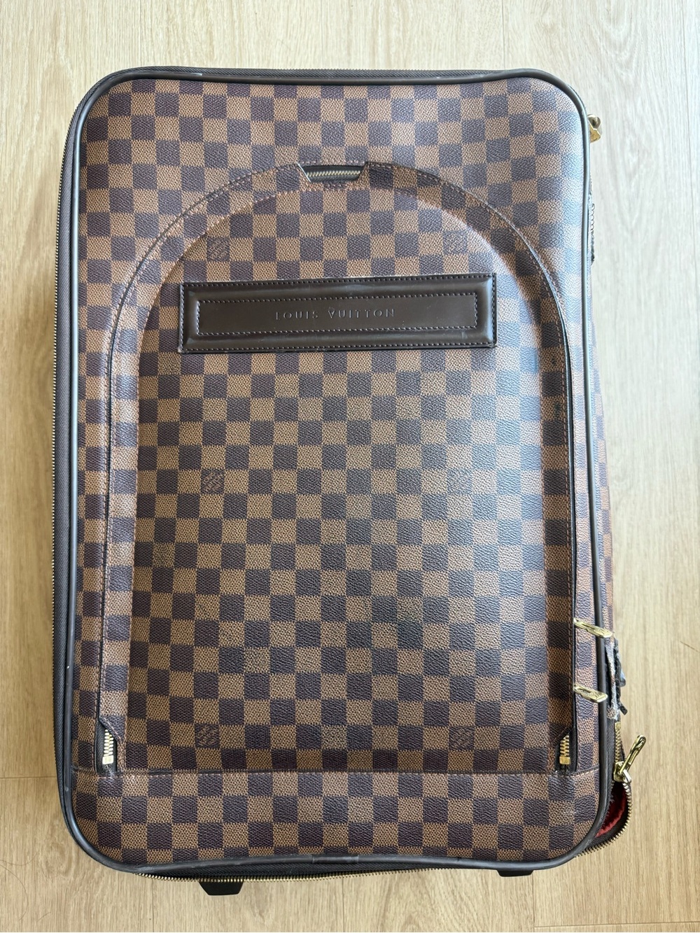 Louis Vuitton Brown Damier Ebene Rolling Carry-On